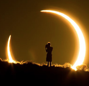 太陽と月