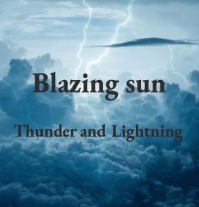 Blazing sun